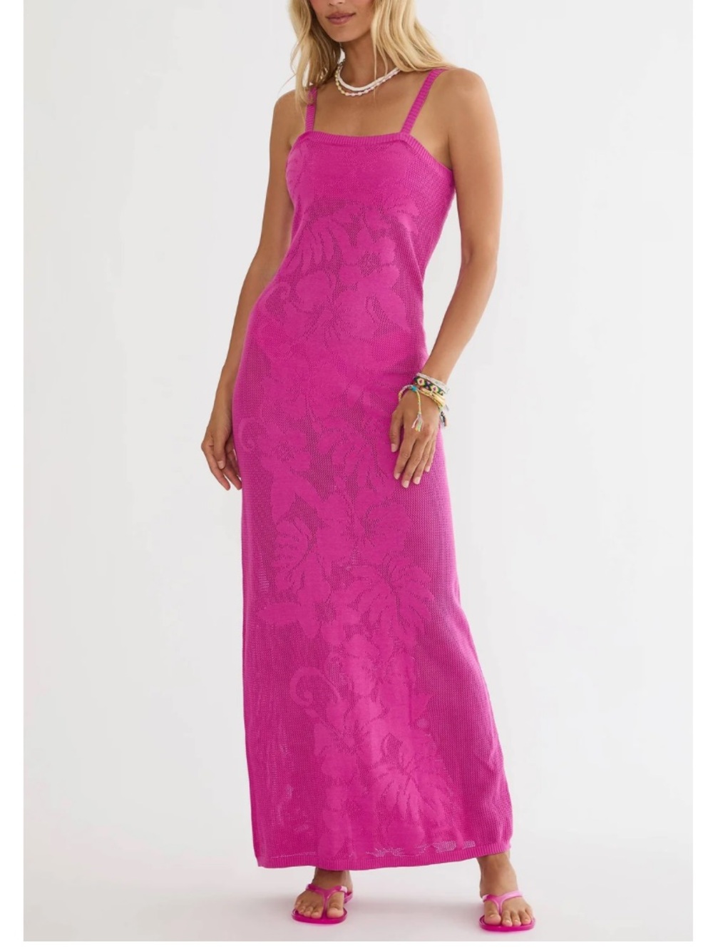 Beach Riot Pink Bouquet Floral Conrad Cover Up Dress